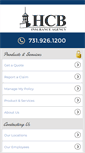 Mobile Screenshot of hcbinsurance.com