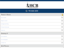 Tablet Screenshot of hcbinsurance.com